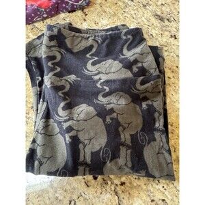LuLaRoe OS One Size Leggings Lot 5 Elephant Floral Boho Print Buttery Soft